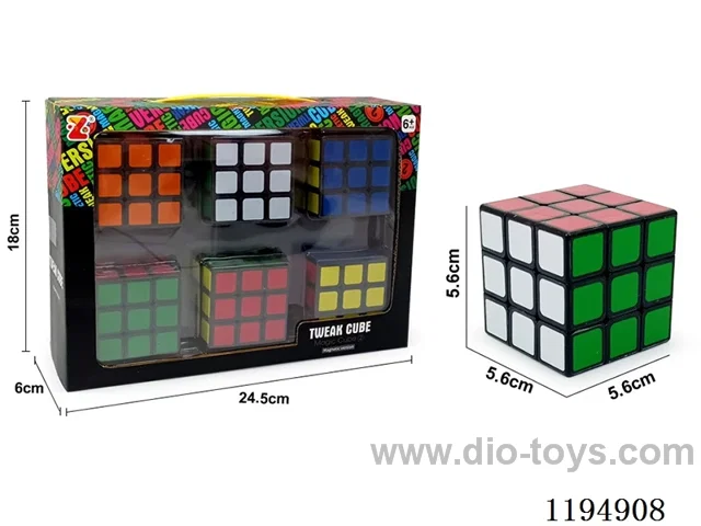 5.6CM rounded corner heat transfer printing 3 steps Rubik's Cube