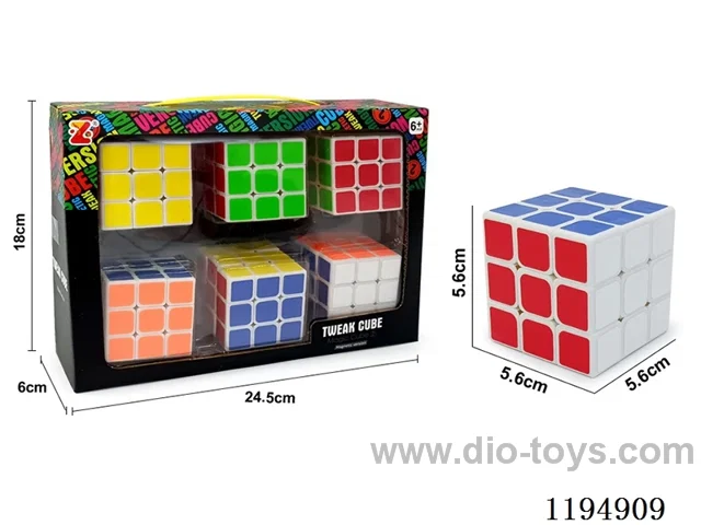 5.6CM round corner PE three steps Rubik's Cube