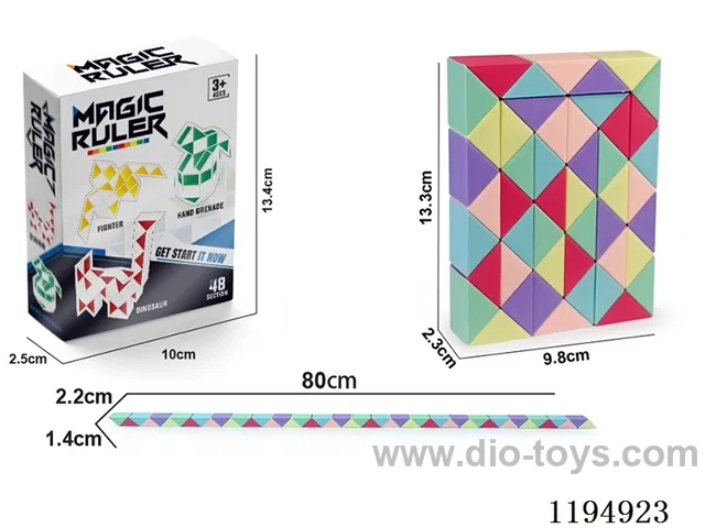 48 Macaron Ruler Cubes