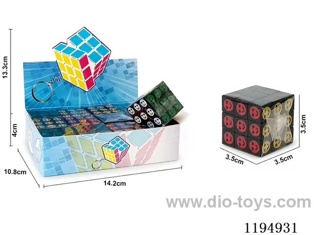 3.5CM Smiley Face Heat Transfer Rubik's Cube