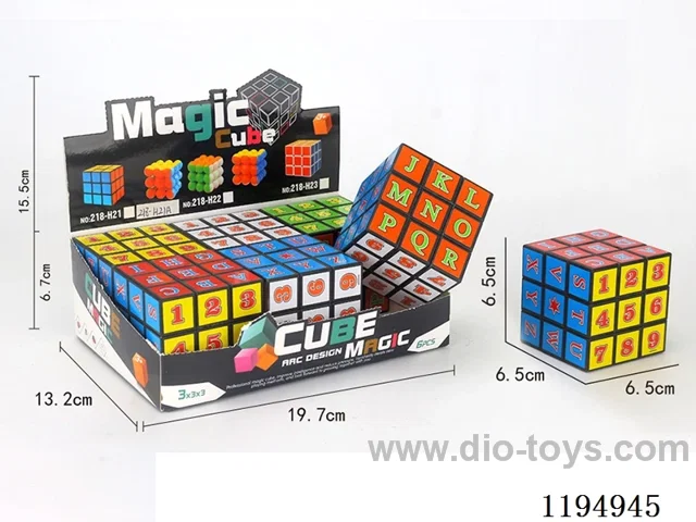 6.5CM Digital Rubik's Cube with black background
