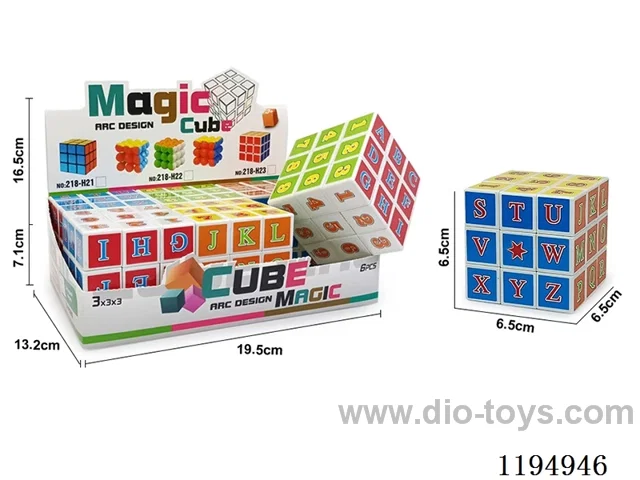 6.5CM Digital Rubik's Cube with white background
