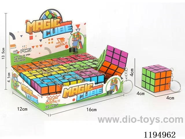 4CM Keychain Third Order Rubik's Cube