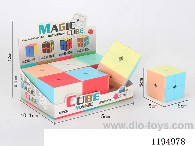 5CM Second Order Rubik's Cube with Macarons