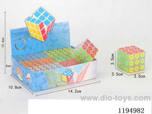 3.5CM Transparent Circle Rubik's Cube