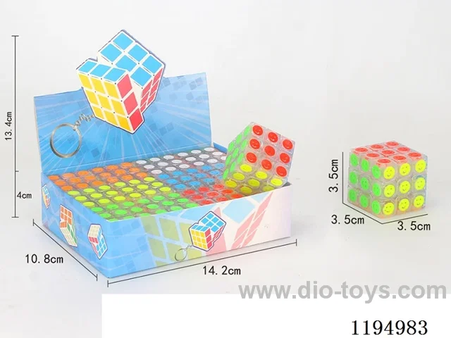 3.5CM Transparent Smile Cube