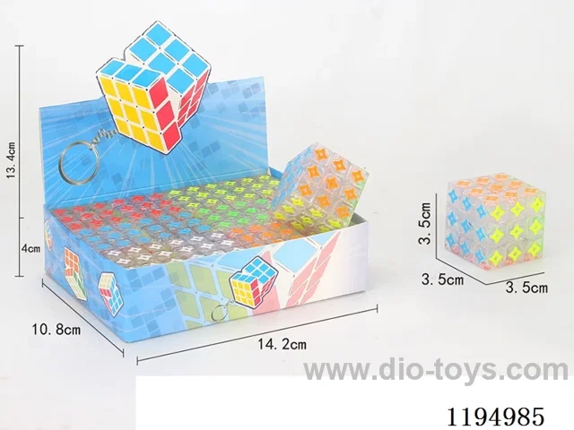 3.5CM Transparent Star Cube