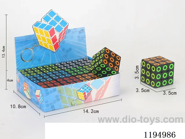 3.5CM Black Circle Rubik's Cube