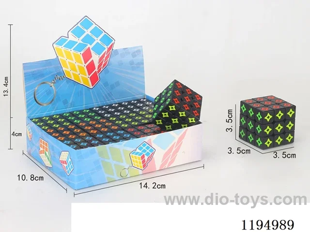 3.5CM Black Star Rubik's Cube
