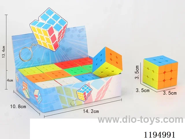3.5CM Solid Color Third Order Rubik's Cube