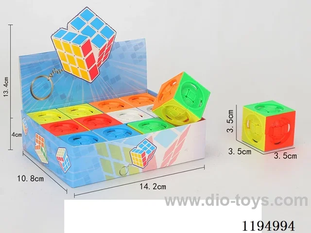 3.5CM solid color Magic Center Ball Cube