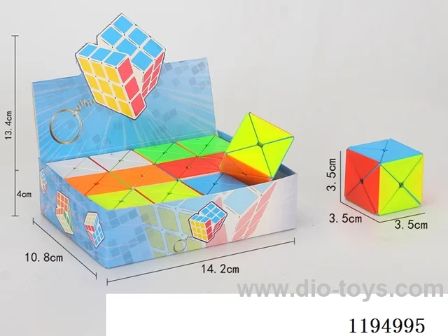 3.5CM solid color 8-axis Rubik's Cube