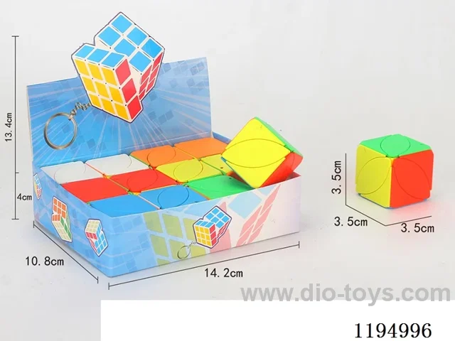 3.5CM Solid color Maple Leaf Cube