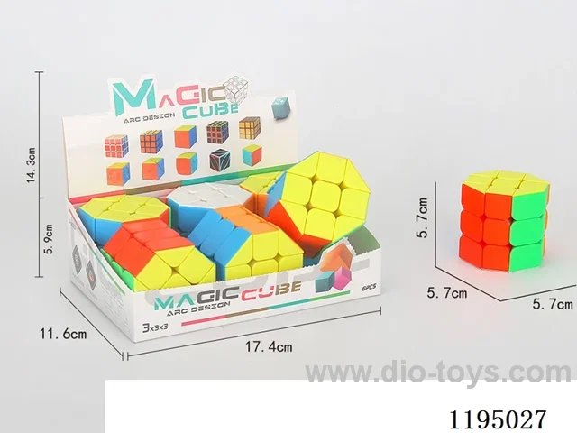 Solid Octagonal Cylindrical Third Order Rubik's Cube