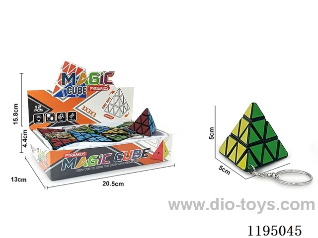 5CM Third Order Pyramid with Keychain