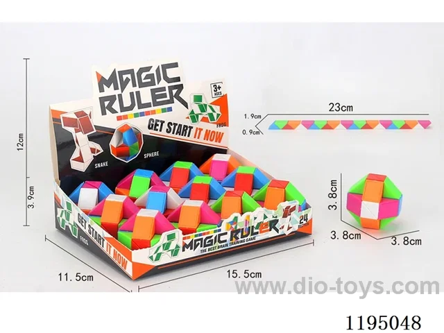 24 Colorful Ruler Balls