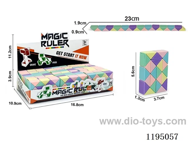24 Macaron Ruler Cubes