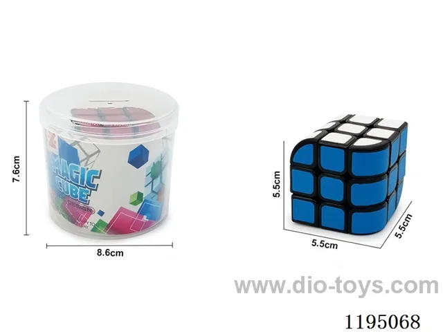 Solid Black Sticker Rubik's Cube
