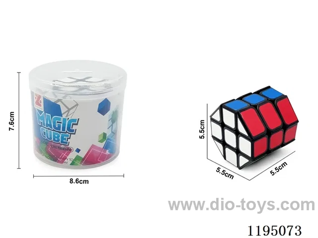 Black Sticker Octagonal Cylinder 3rd Order Cube