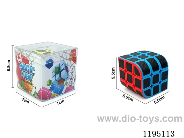Solid Three Sided Carbon Fiber Third Order Rubik's Cube