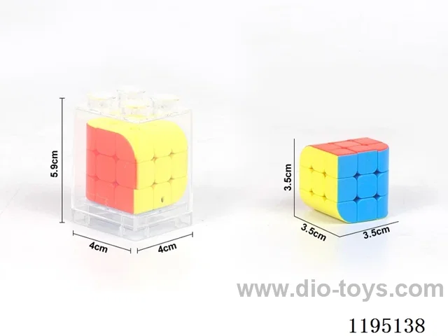 3.5CM Solid Color Trihedron Magic Cube
