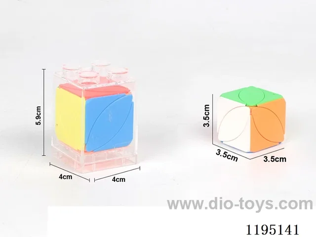 3.5CM solid color Maple Leaf Cube