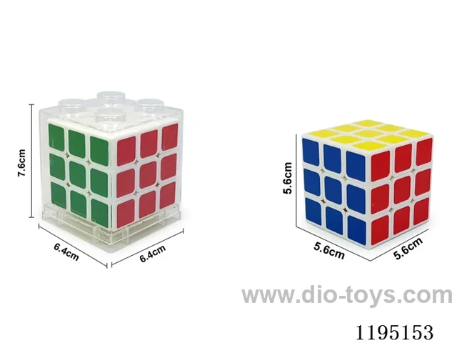 5.6CM rounded corner heat transfer third order Rubik's Cube