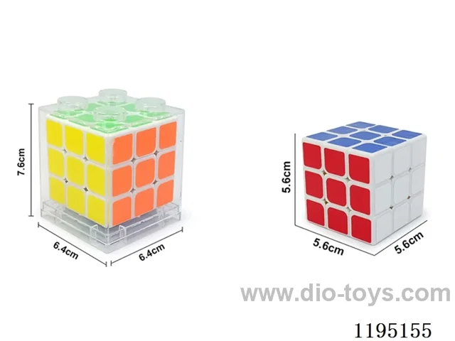 5.6CM rounded corner PE three-order Rubik's Cube
