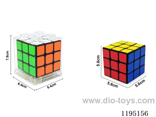 5.6CM rounded corner PE three-order Rubik's Cube