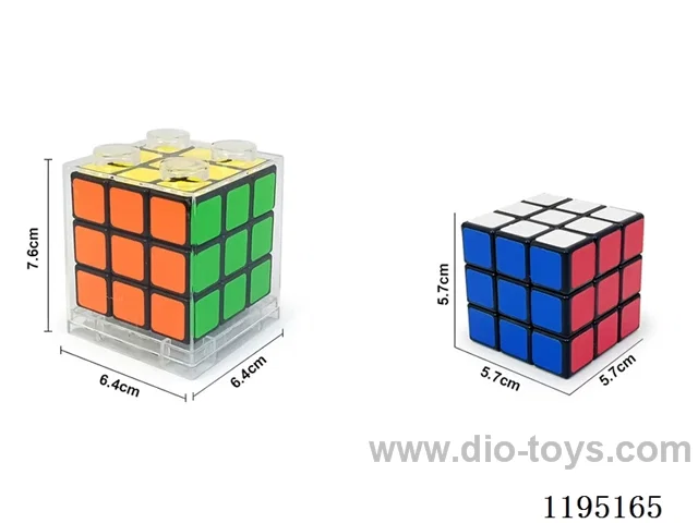 5.7CM Thermal transfer fully enclosed 3-order Rubik's Cube