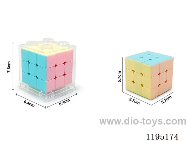 5.7CM Macaron Fully Enclosed Third Order Rubik's Cube