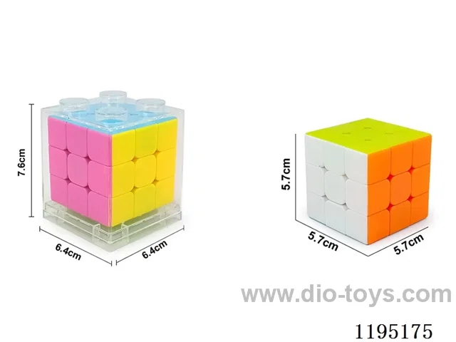 5.7CM Candy Color Fully Enclosed Third Order Rubik's Cube