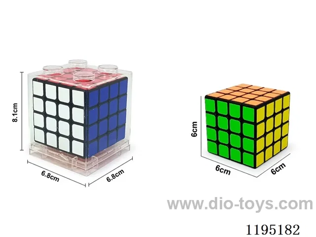 6.0 Quadruple Black Stickers Cube