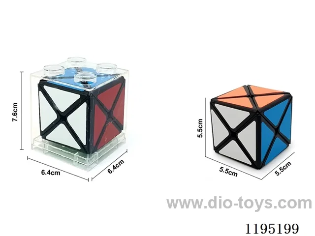 5.5CM 8-axis X Black Labeled Cube