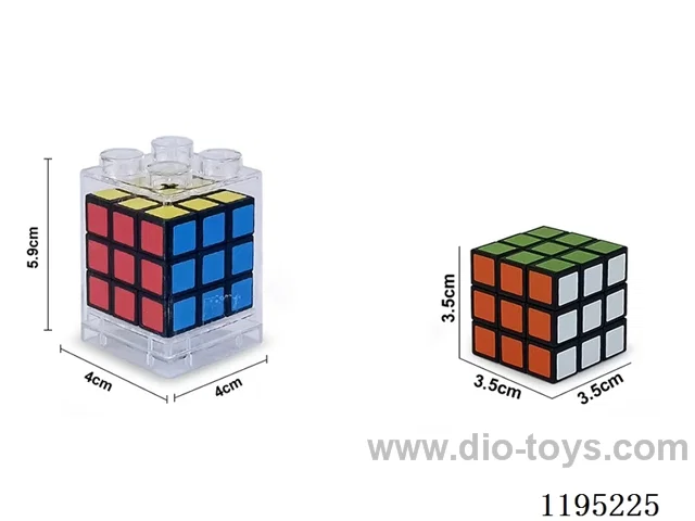 3.5CM Sticker Third Order Rubik's Cube