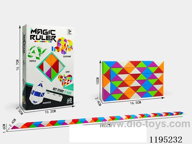 60 Colorful Rubik's Cubes