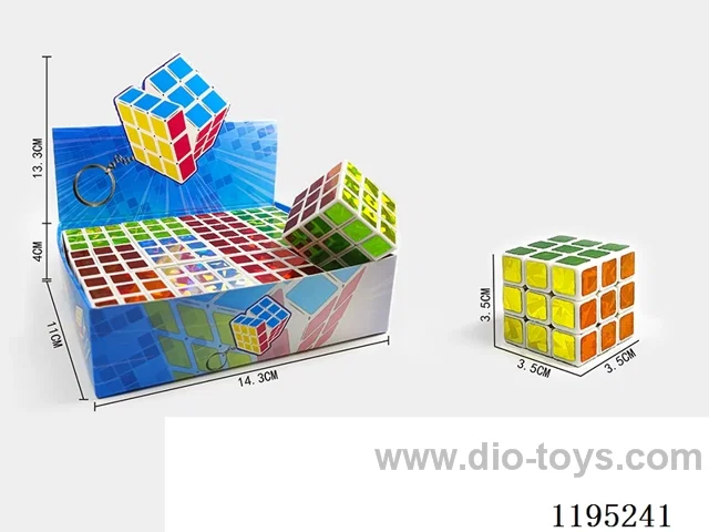 3.5CM Laser Three Order Rubik's Cube