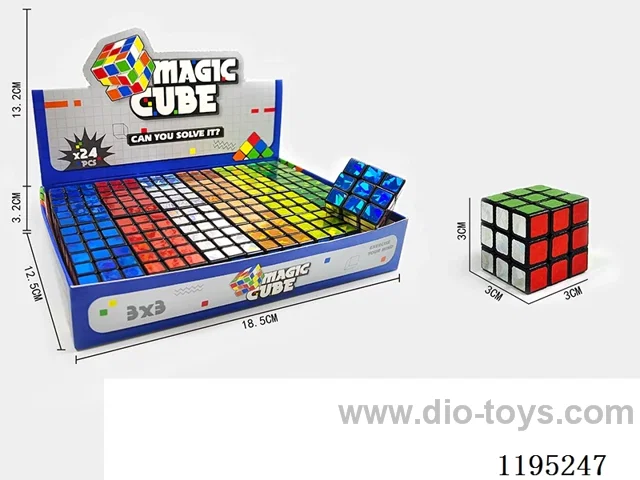 3CM Laser Labeled Third Order Rubik's Cube