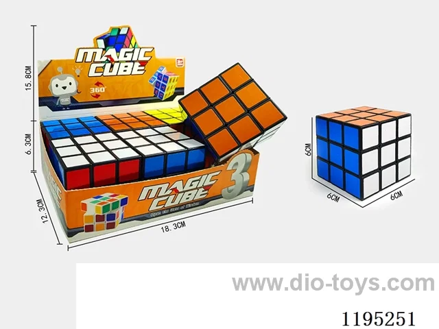 6CM Third Order Rubik's Cube