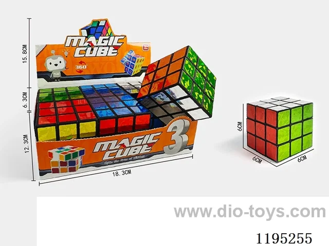 6CM Laser Labeled Third Order Rubik's Cube