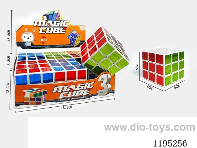 6CM Laser Labeled Third Order Rubik's Cube