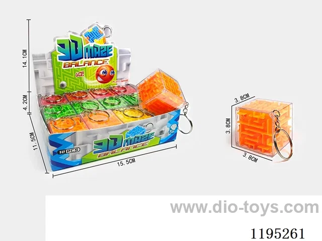 3.8CM Keychain Ball Maze