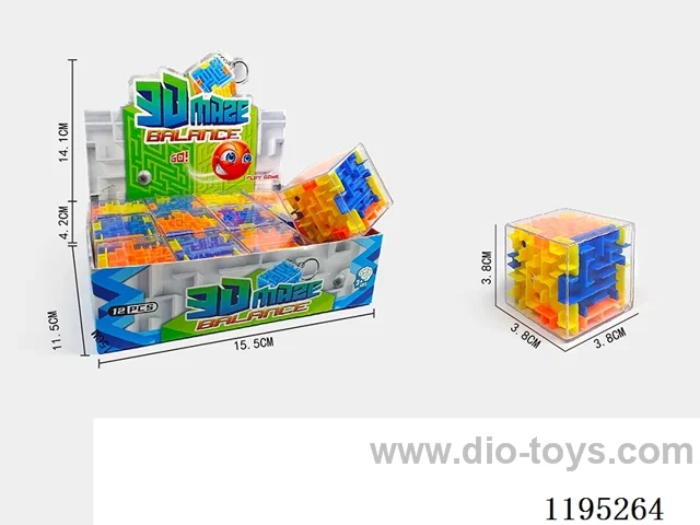 3.8CM Colorful Ball Maze
