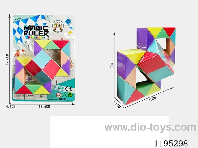 24 pieces of macaroon diagonal magic ruler