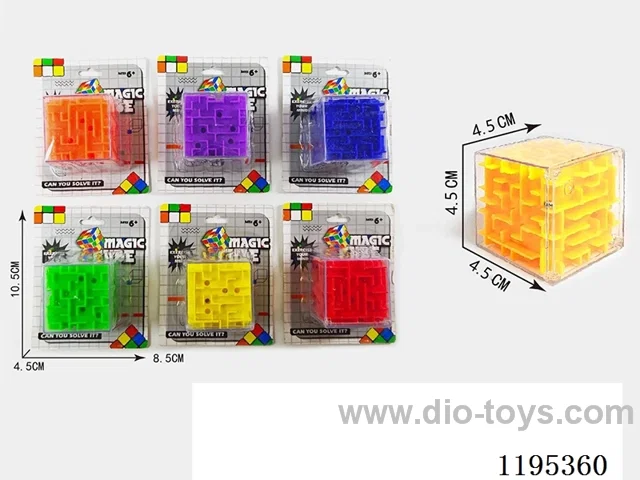 4.5CM 3D maze in solid color