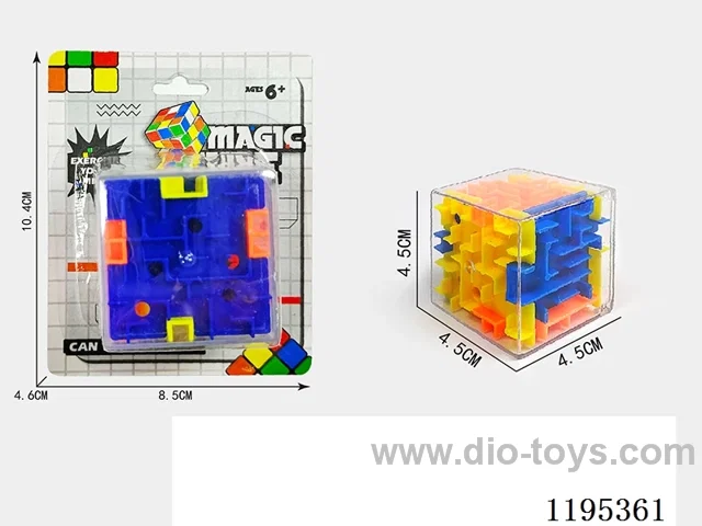 4.5CM four sides colorful 3D maze