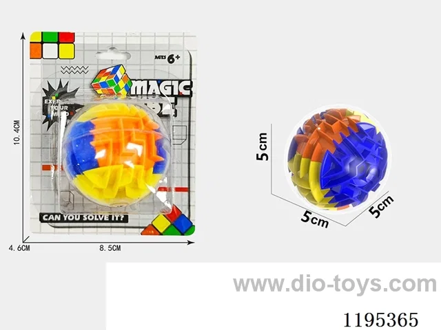 5CM ball 3D maze with colorful 3D maze