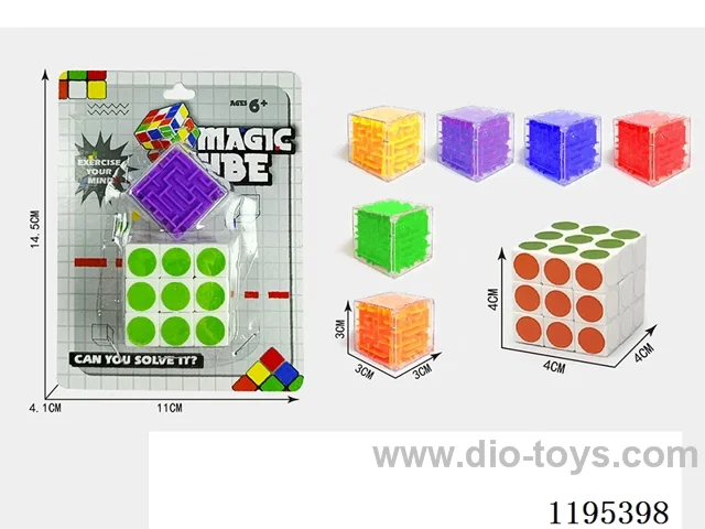 4CM White Sticker Dots 3D Maze