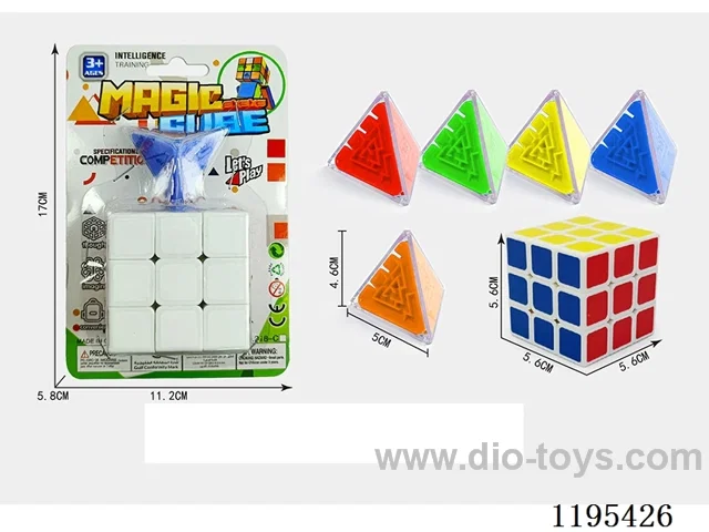 5.6CM White Heat Transfer Triangle Maze