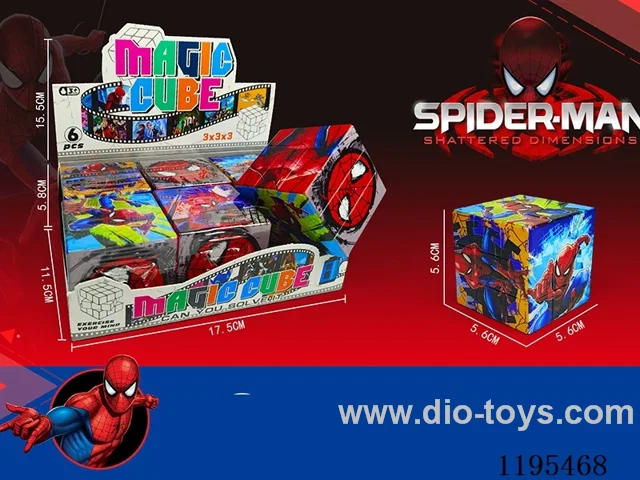 5.6CM Rubik's Cube UV Print Spider-Man